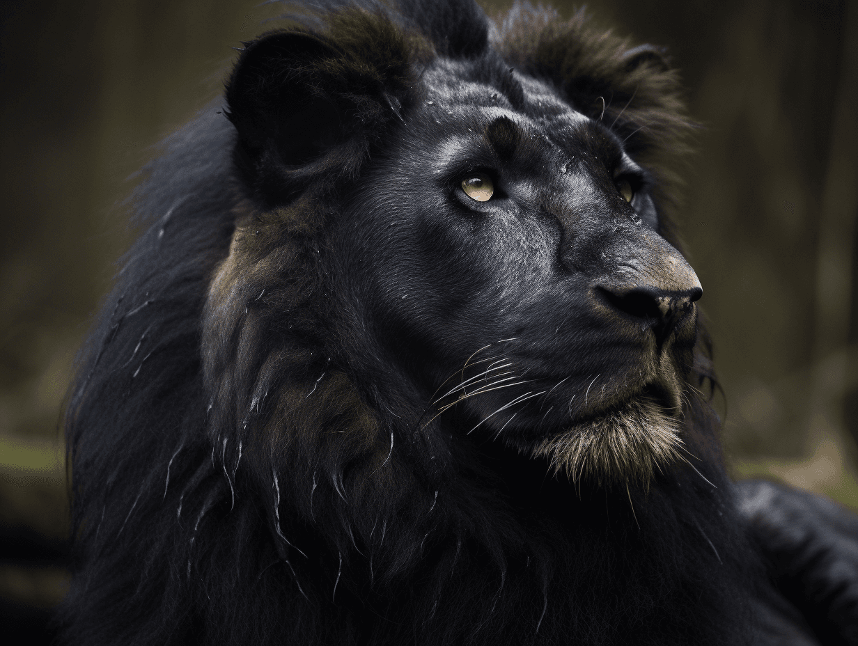Dream Meaning of Black Lion