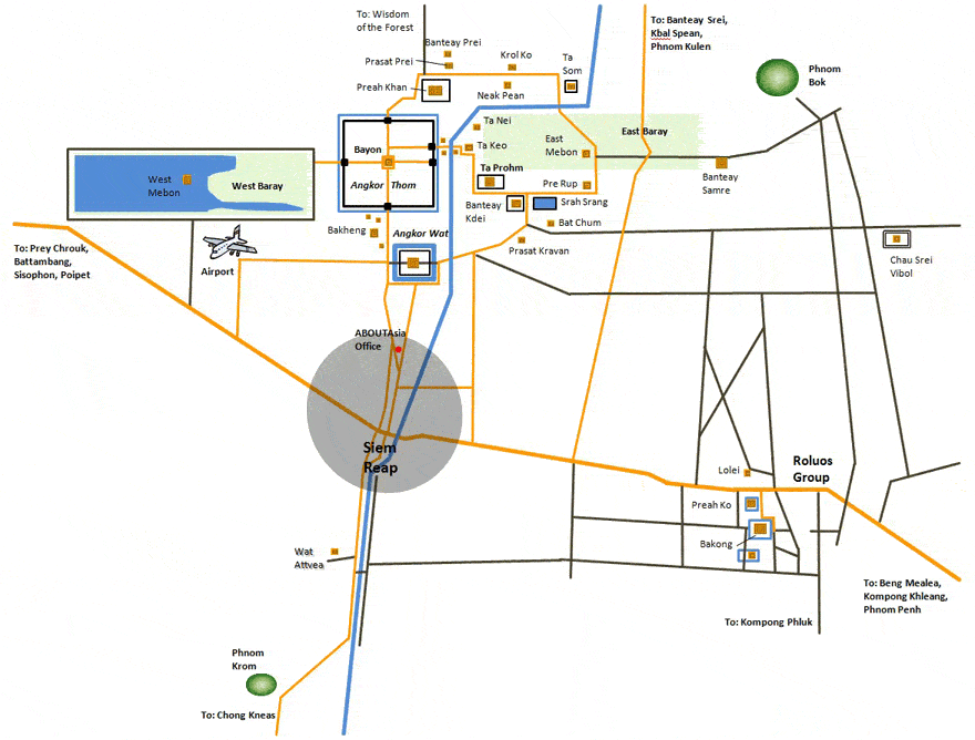 Angkor Wat Tourist Map: Your Guide to Cambodias Iconic Temple