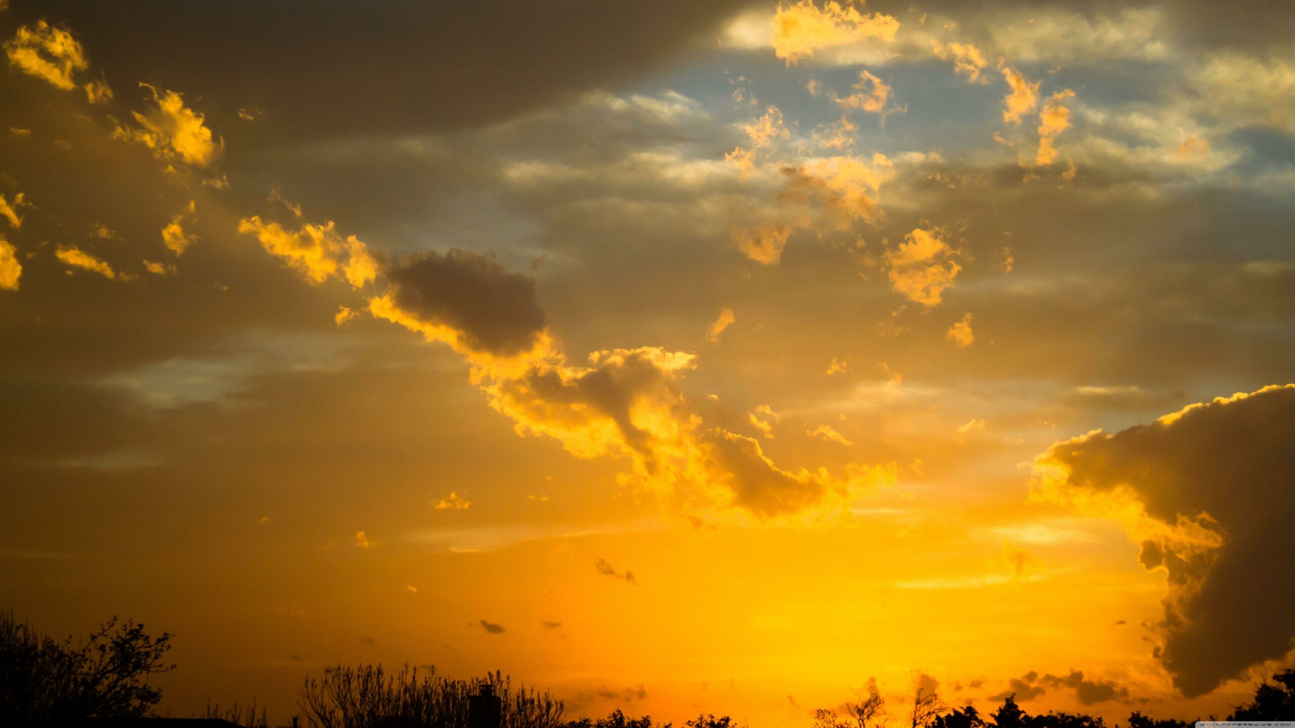 Dream Meaning of Dark Gold Sky