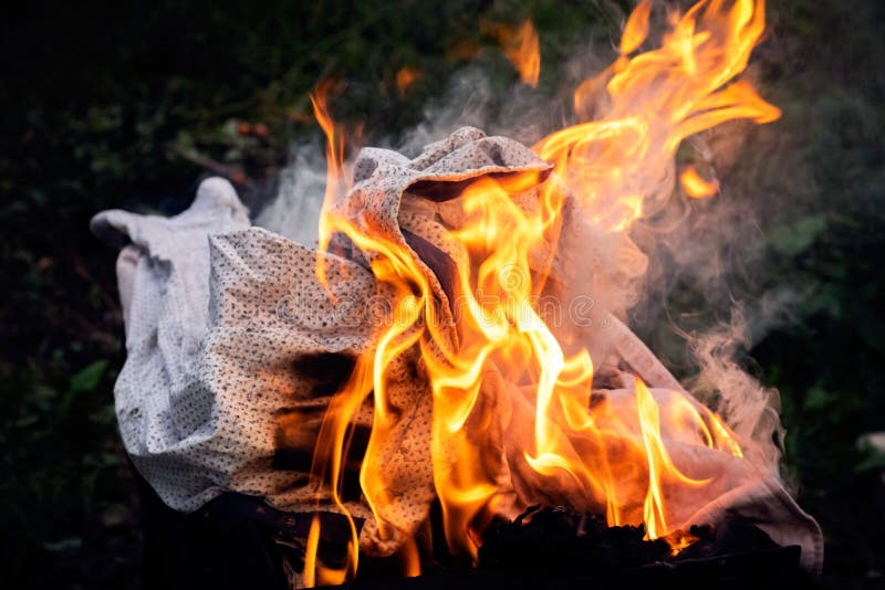 Dream Meaning of Burning Old Clothes