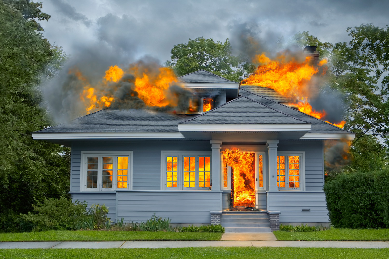 Dream Meaning of Burning House