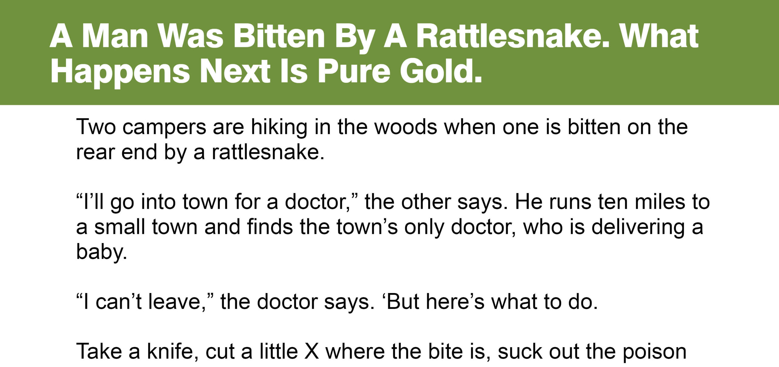 Dream Meaning of Being Bitten By A Rattlesnake