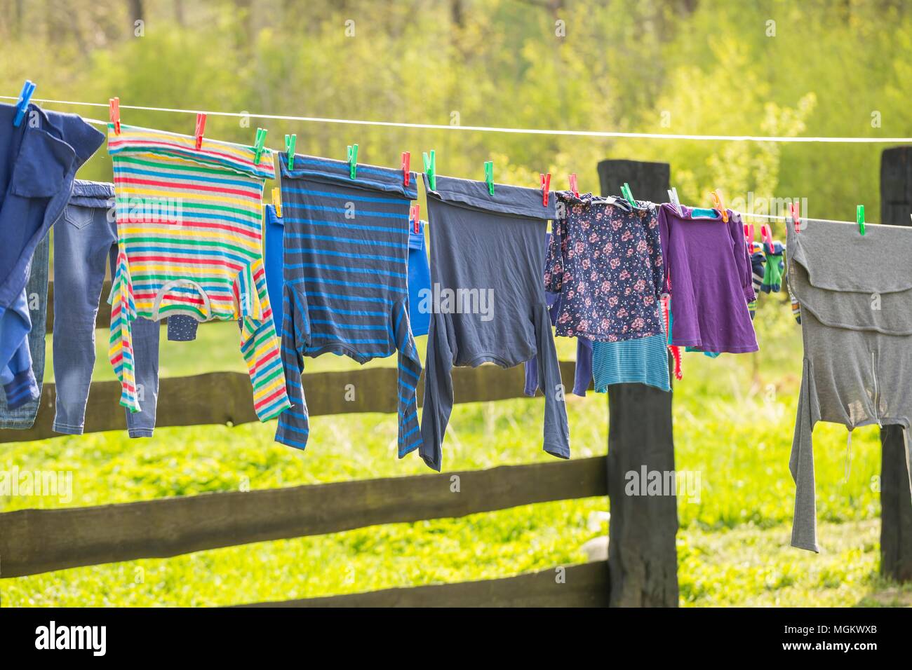 Dream Meaning of Clothes Hanging On The Line