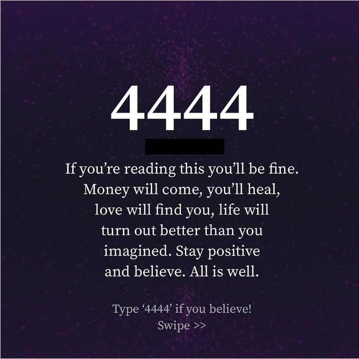 What Does Angel Number 4444 Mean?