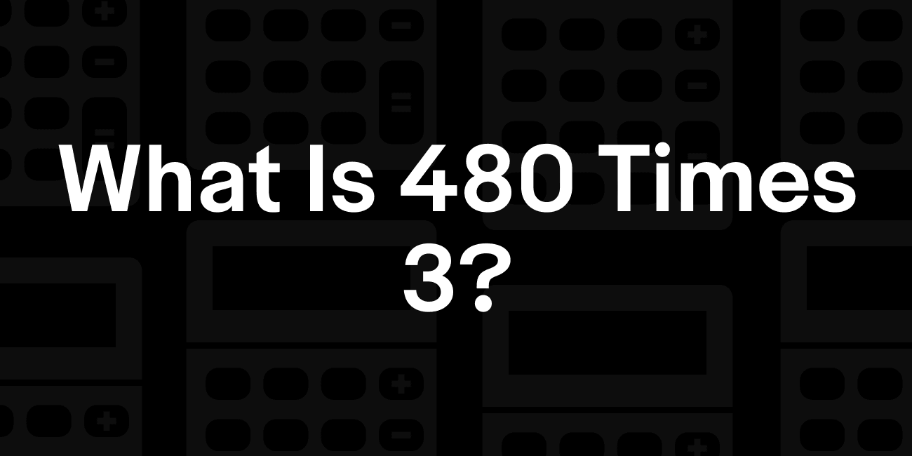 What Does Angel Number 480 Mean?